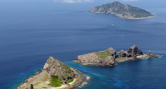 Quần đảo Senkaku/Điếu Ngư trên Biển Hoa Đông. Ảnh: Reuters/Kyodo