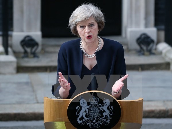 Thủ tướng Anh Theresa May. (Nguồn: THX/TTXVN)