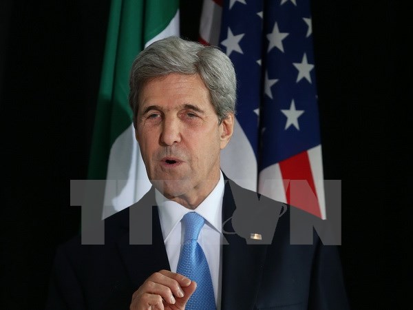 Ngoại trưởng Mỹ John Kerry. (Nguồn: AP/TTXVN)