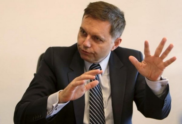 Bộ trưởng Tài chính Slovakia Peter Kazimir. (Nguồn: Reuters)