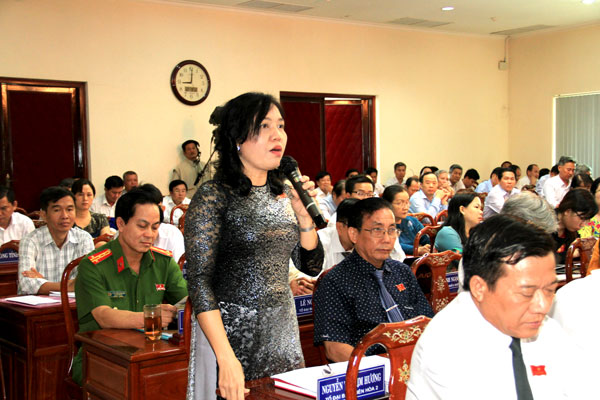 Đại biểu Nguyễn Thị Kim Hương, tổ đại biểu TP. Biên Hòa
