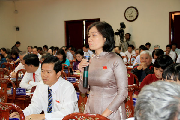 đại biểu Nguyễn Thị Hồng Ngân, tổ đại biểu Nhơn Trạch về quy hoạch treo, những dự án kéo dài, chậm triển khai