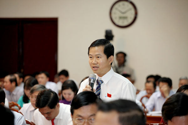 Đại biểu Lâm Thanh Đức, tổ đại biểu HĐND tỉnh đơn vị huyện Xuân Lộc