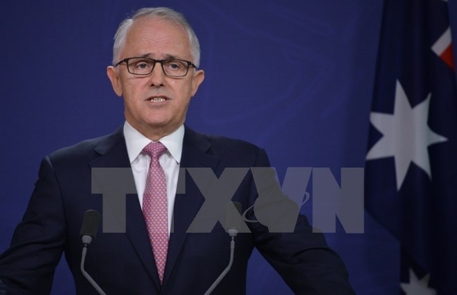 Thủ tướng Australia Malcolm Turnbull. (Nguồn: AFP/TTXVN)