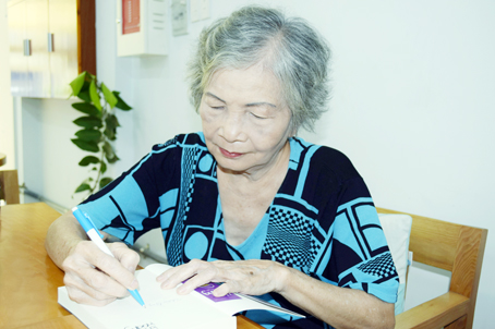 Nhà văn Nguyễn Thị Thụy Vũ.