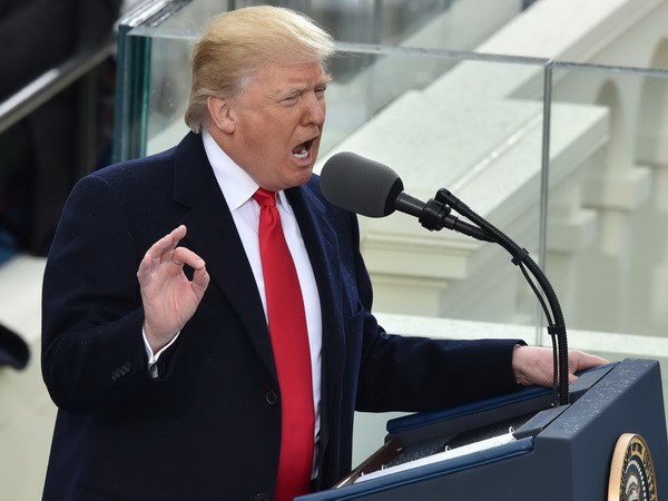 Tân Tổng thống Mỹ Donald Trump tuyên thệ nhậm chức. (Nguồn: Getty Images)