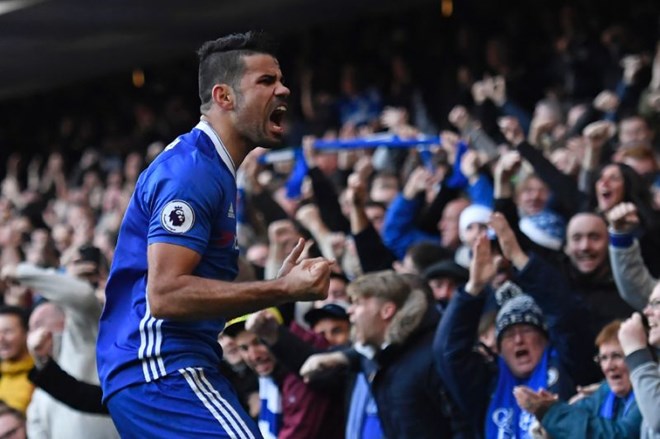 Costa góp công mang chiến thắng về cho Chelsea. (Nguồn: AFP)