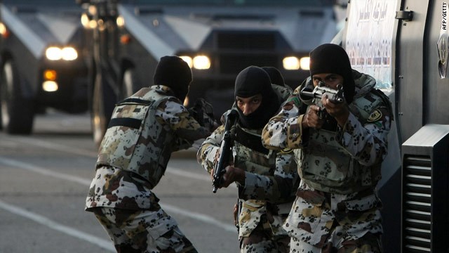  Lực lượng an ninh Saudi Arabia. (Nguồn: AFP)