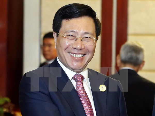 Phó Thủ tướng, Bộ trưởng Ngoại giao Việt Nam Phạm Bình Minh. (Nguồn: EPA/TTXVN)
