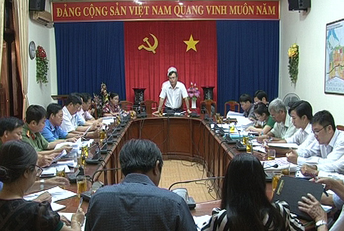 Buổi họp cưỡng chế thu hồi đất 17 đường tránh TP Biên Hòa.