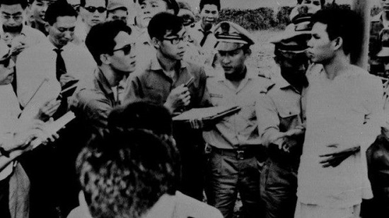Những phút cuối cùng oanh liệt của Anh hùng Nguyễn Văn Trỗi tại pháp trường Khám Chí Hòa. Ảnh: Tư liệu/TTXVN.