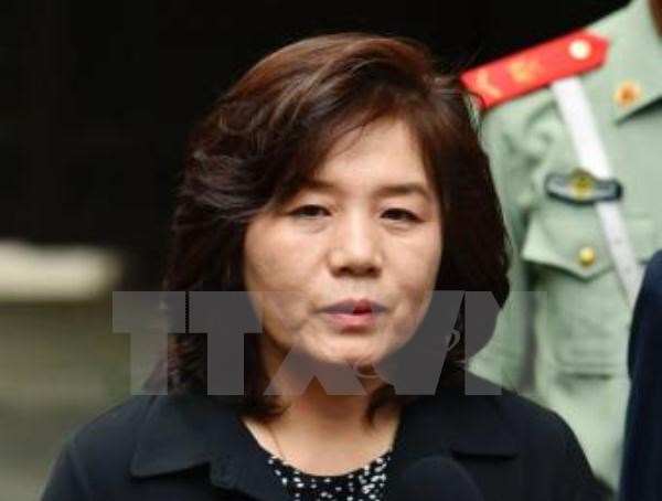 Phái viên cấp cao của Bộ Ngoại giao Triều Tiên Choe Son Hui. (Nguồn: Kyodo/ TTXVN)