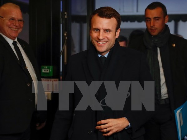 Ứng cử viên tổng thống Pháp Emmanuel Macron. (Nguồn: AFP/TTXVN)