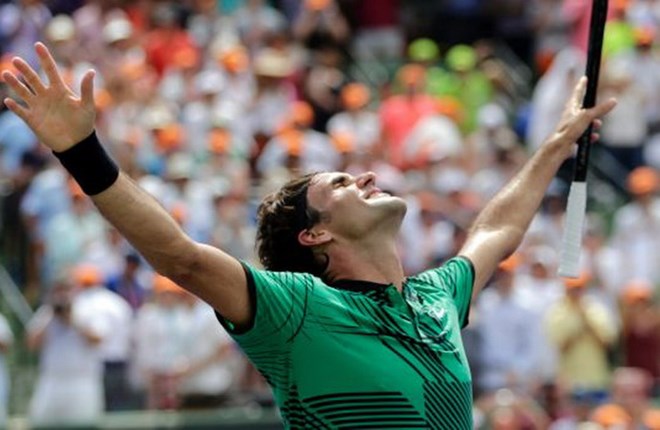 Với phong độ hiện tại, ngôi số 1 không phải là quá xa vời với Federer. (Nguồn: AP)