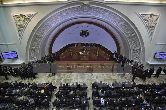 Một phiên họp Quốc hội Venezuela ở Caracas. Ảnh minh họa. (Nguồn: AFP/TTXVN)