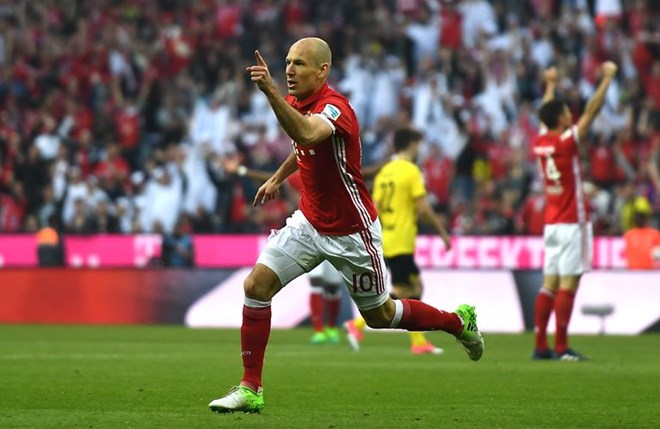 Robben góp công mang chiến thắng về cho Bayern. (Nguồn: Getty Images)