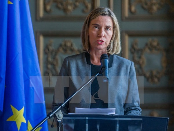 Đại diện cấp cao phụ trách chính sách an ninh và đối ngoại của Liên minh châu Âu (EU) Federica Mogherini. (Nguồn: AFP/TTXVN)