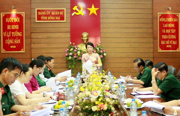 Phó bí thư tỉnh ủy Đồng Nai, Phan Thị Mỹ Thanh chủ trì buổi làm việc 