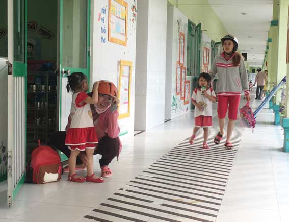 Tập đoàn Phong Thái, huyện Trảng Bom rất quan tâm xây dựng ký túc xá cho công nhân và nhà trẻ cho con công nhâ