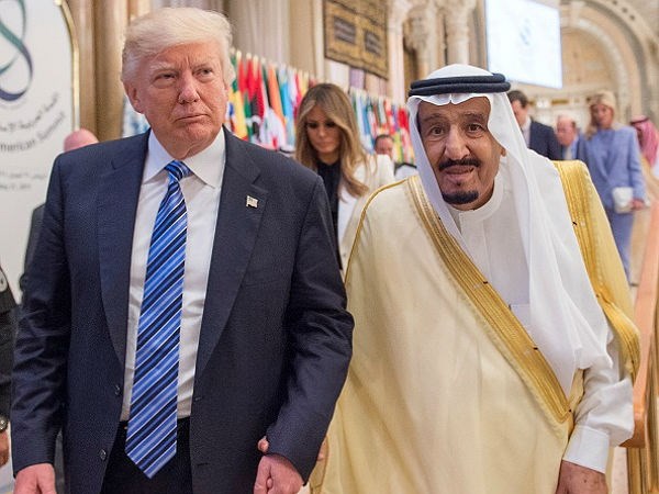 Quốc vương Saudi Arabia Salman và Tổng thống Donald Trump. (Nguồn: Getty Images)