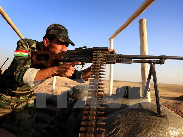 Một tay súng người Kurd ở miền Bắc Iraq. (Nguồn: AFP/TTXVN)