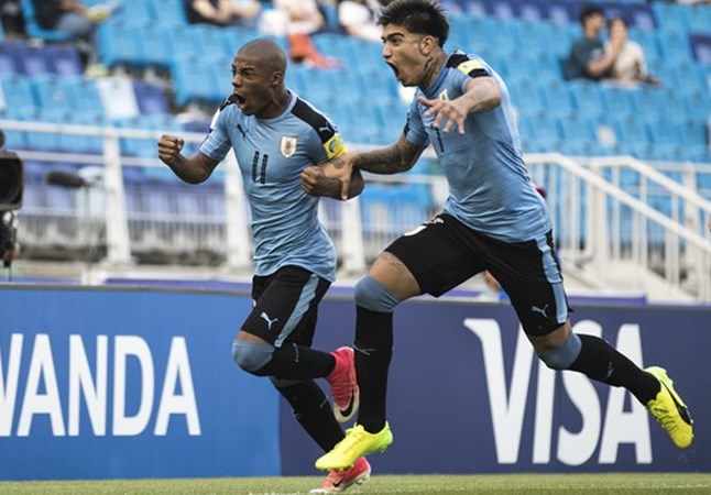 U20 Uruguay thẳng tiến vào tứ kết U20 World Cup 2017. (Nguồn: Getty Images)