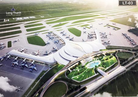 Kiến trúc hình hoa sen cho Cảng hàng không quốc tế  Long Thành có điểm số cao nhất trong cuộc thi thiết kế.