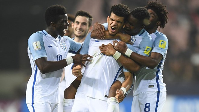 Dominic Solanke góp công lớn đưa U20 Anh vào chung kết. (Nguồn: Getty Images)