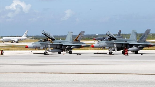 Máy bay chiến đấu của Australia tham chiến ở Iraq và Syria. (Nguồn: AP)