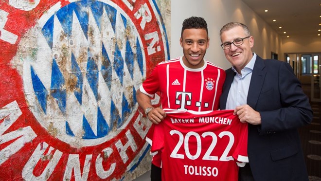 Correntin Tolisso là hợp đồng đắt giá nhất lịch sử Bayern cũng như Bundesliga. (Nguồn: bundesliga.com)