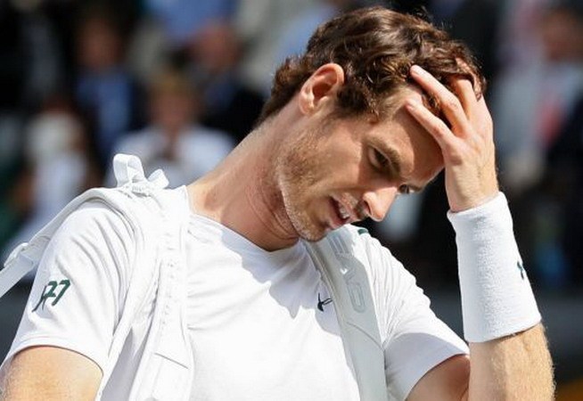 Andy Murray thành cựu vương Wimbledon. (Nguồn: AP)