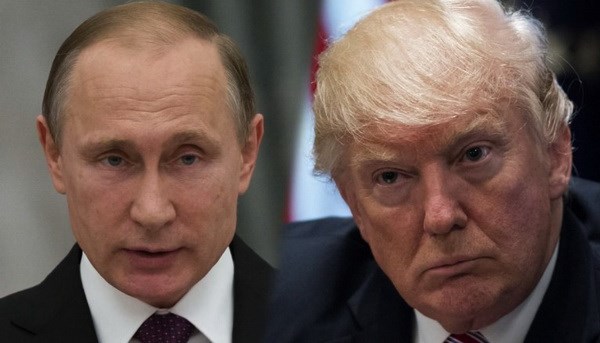 Tổng thống Mỹ Donald Trump và Tổng thống Nga Vladimir Putin. (Nguồn: Getty Images)