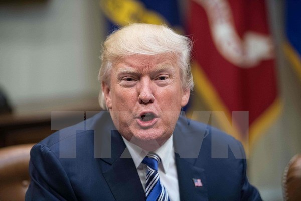 Tổng thống Mỹ Donald Trump tại cuộc họp ở Washington, DC ngày 6/6. (Nguồn: AFP/TTXVN)