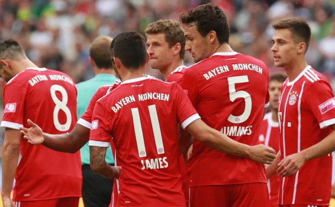 James đã hòa nhập rất nhanh với đồng đội ở Bayern. (Nguồn: Bayern Munich)