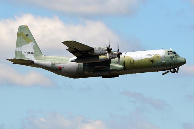  Máy bay vận tải C-130H của Không quân Hàn Quốc. (Nguồn: Korea Aero)