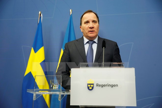 Thủ tướng Thụy Điển Stefan Lofven. (Nguồn: EPA/TTXVN)