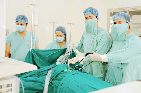 Phẫu thuật nội soi tại Bệnh viện quốc tế Đồng Nai (ảnh minh họa).