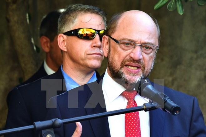 Chủ tịch đảng SPD Martin Schulz. (Nguồn: AFP/TTXVN)