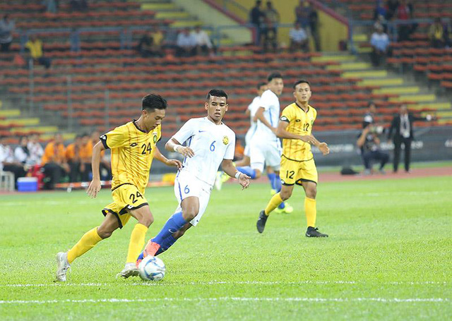 U22 Malaysia thi đấu nhạt nhòa trước U22 Brunei