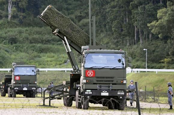Nhật Bản triển khai hệ thống tên lửa PAC-3 đối phó Triều Tiên. (Nguồn: Kyodo)