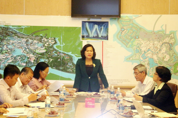 Phó chủ tịch UBND tỉnh Nguyễn Hòa Hiệp chủ trì buổi làm việc.