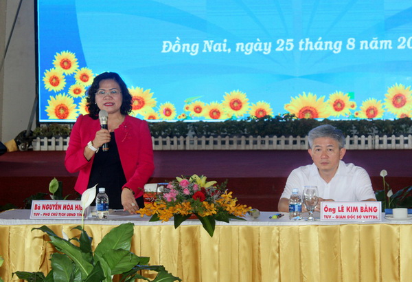 Phó chủ tịch UBND tỉnh Nguyễn Hòa Hiệp chủ trì tại hội nghị.