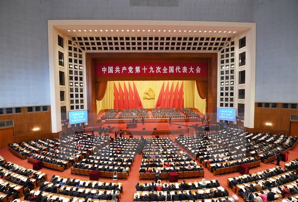 Toàn cảnh lễ khai mạc Đại hội đại biểu toàn quốc lần thứ XIX của Đảng Cộng sản Trung Quốc. (Nguồn: THX/TTXVN)