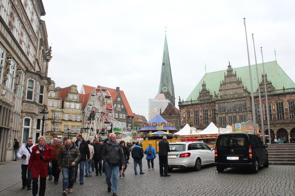 Khu vực quảng trường Tòa thị chính TP.Bremen.