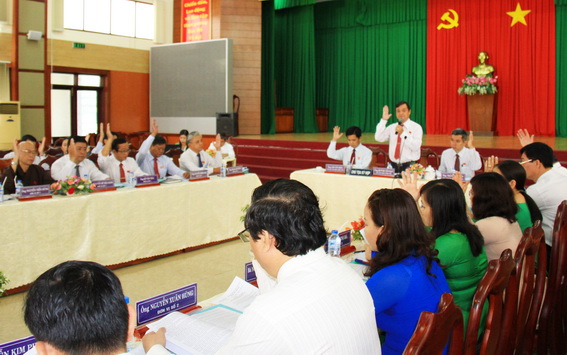 Các đại biểu HĐND TP.Biên Hòa tham dự kỳ họp thứ 5