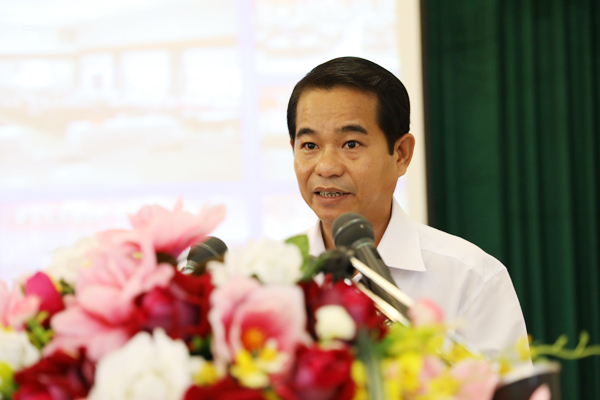 Đồng chí Thái Bảo, Trưởng ban Tuyên giáo Tỉnh ủy thông tin những nội dung cơ bản của kết quả hội nghị Trung ương 6 (khóa XII)