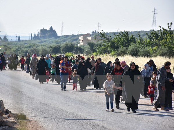 Người tị nạn Syria. (Nguồn: AFP/TTXVN)