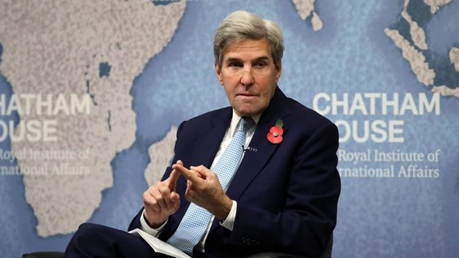 Cựu Ngoại trưởng Mỹ John Kerry. (Nguồn: Getty Images)