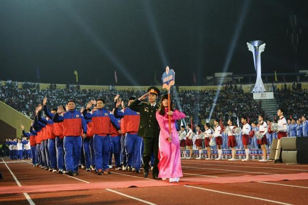 Đại hội thể dục thể thao toàn quốc lần thứ VII- 2014 diễn ra tại SVĐ Thiên Trường, Nam Định