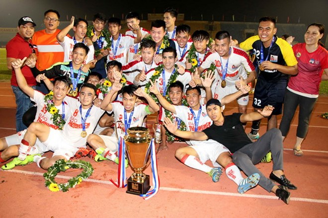 U21 Hoàng Anh Gia Lai vô địch U21 Quốc gia. (Nguồn: Thanhnien.vn)